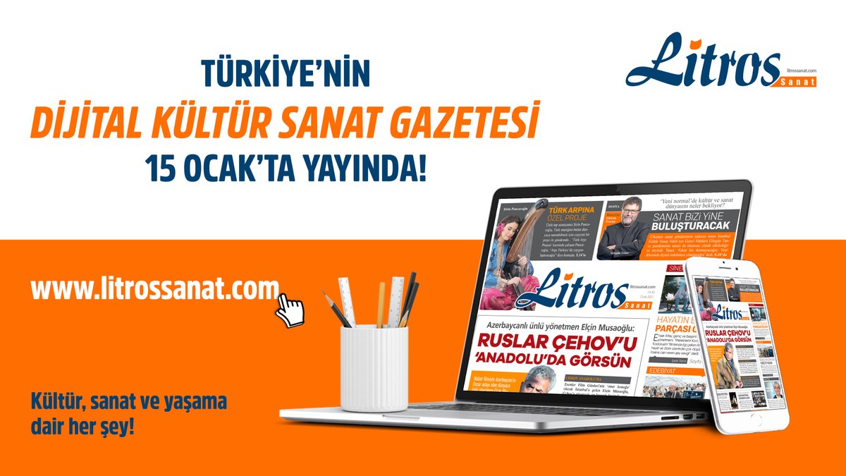 #ÇalışanGazetecilerGünü’nde sanatseverlere güzel bir haberimiz var!

Türkiye’nin “Dijital Kültür Sanat Gazetesi” 15 Ocak’ta yayın hayatına başlıyor! 🗞

litrossanat.com