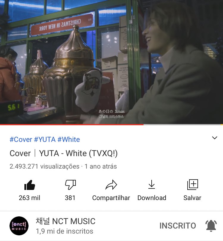 NaYutaBrasiI's tweet photo. [🐙] Encerrando a Streaming Party mais cedo porque temos YUTA at Home hoje

• Cover “White”
 Views atuais: 2,493,271 (⬆️131)

 • FaceCam “Kick It”
 Views atuais: 931,107 (⬆️169)

#WhiteStreamingParty #YutaKickItStream https://t.co/WC5dlsVI1H