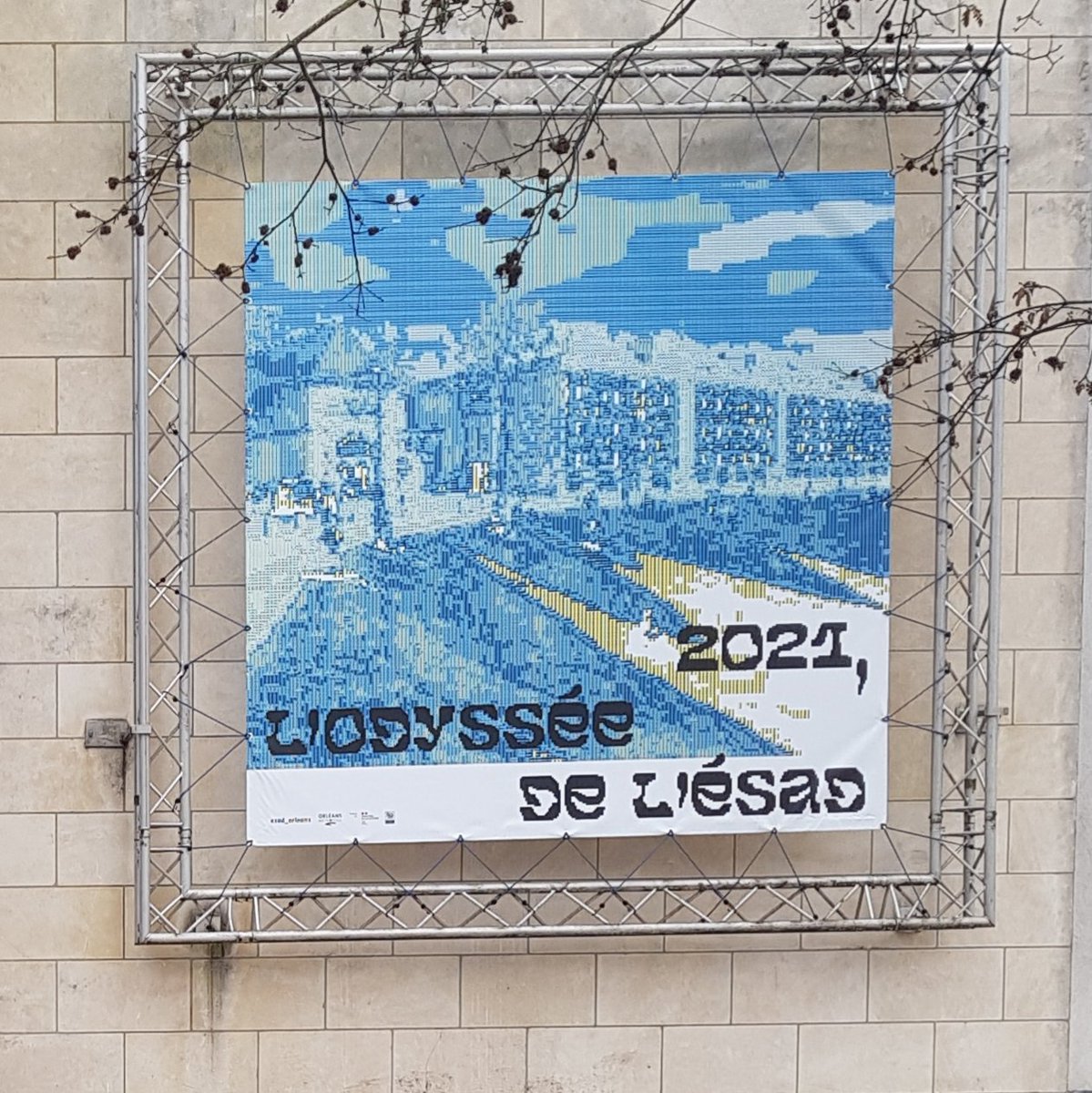 notmynamism's tweet photo. 2021 L'odyssée de l'esad. Identité  visuelle pour l'année 2021 - Basile Jesset #esad_orleans #2001OdysséeDeLEspace https://t.co/43UeBrEUhi