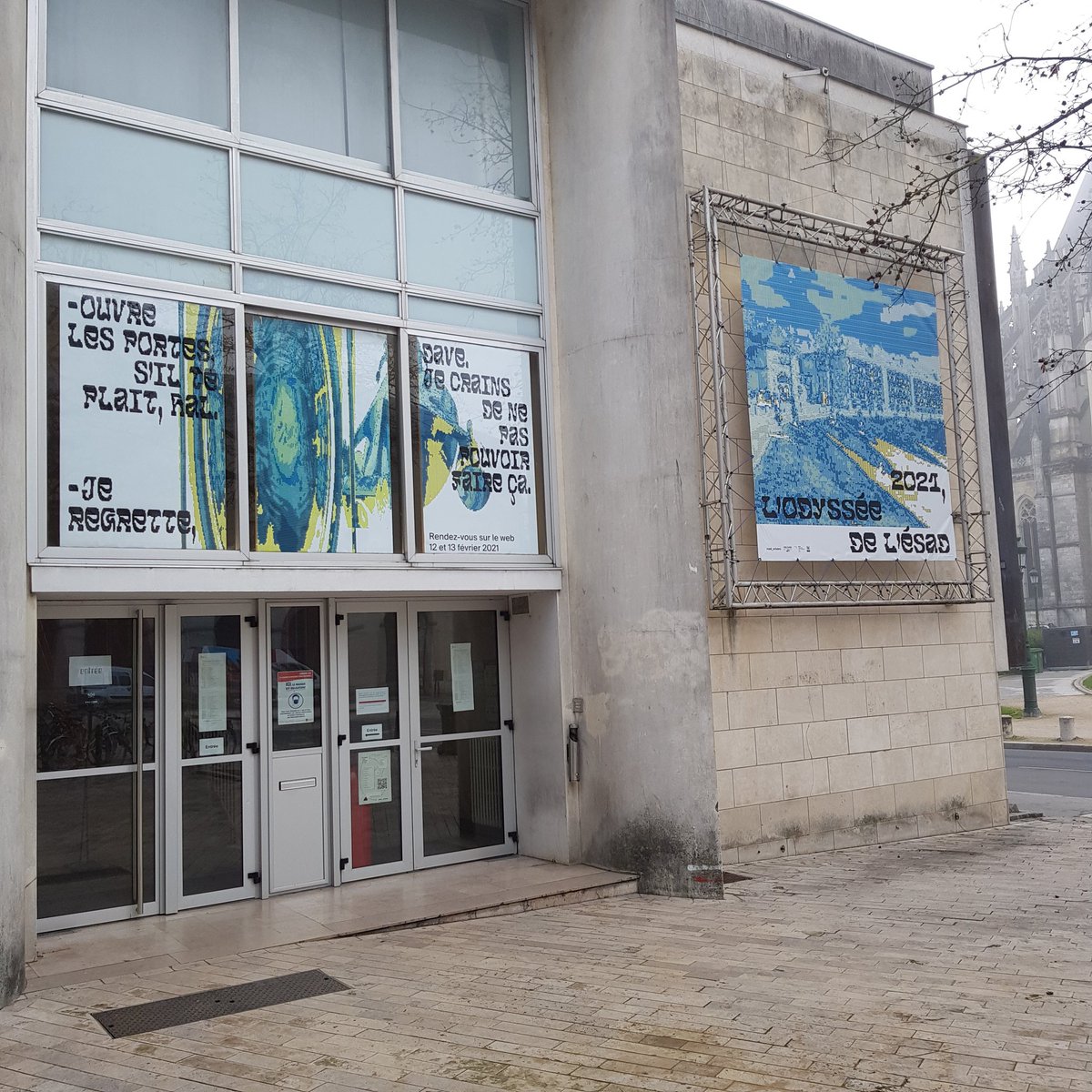 notmynamism's tweet photo. 2021 L'odyssée de l'esad. Identité  visuelle pour l'année 2021 - Basile Jesset #esad_orleans #2001OdysséeDeLEspace https://t.co/43UeBrEUhi