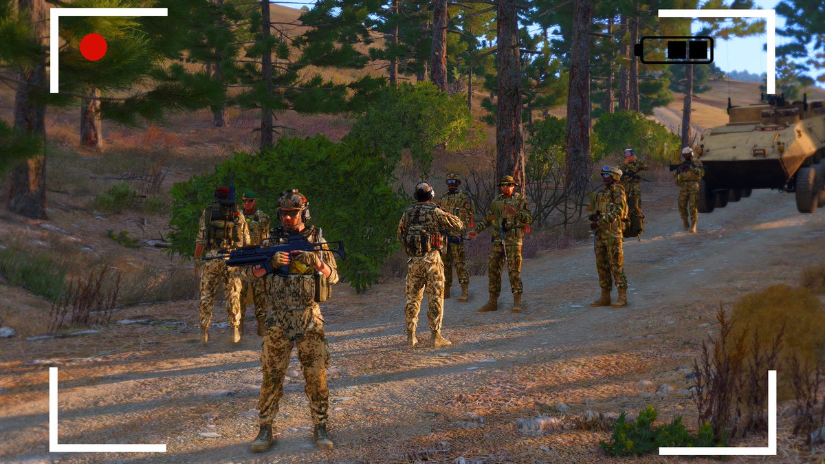 AltianForces's tweet photo. Today at 14:35 an AAF Patrol met a German Paratrooper Patrol on their way to Oreokastro | We're proud to see so many NATO Allies in our Country, ensuring the safety of our Country, a big Thanks to our Allies!

#AAF #Arma3 https://t.co/J22g6DCz4o