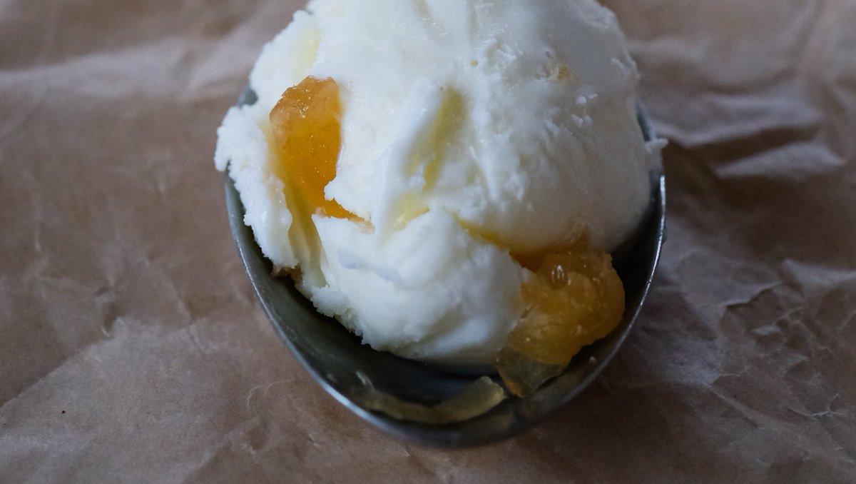 yorvaleltd's tweet photo. Our flavour of the week this week is...
...Stem Ginger๐
Our traditional, naturally creamy ice cream is complemented with a fiery kick from the stem ginger pieces๐
Head to https://t.co/iVPT6Homcd for a full list of flavours๐
#flavourfriday #fridayfeeling #icecream #yorvale https://t.co/zE3Op3sS0G