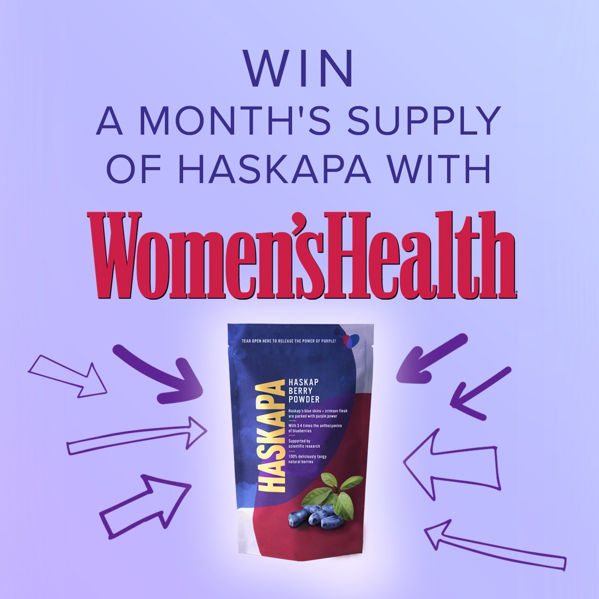 RT @Haskapa: One last competition to brighten up your January - thanks to @WomensHealthMag for the feature 💕
https://t.co/2jsu0BfuWu
#giveaway #competition #competitionalert #veganuary #veganuary2021 #healthyjanuary #NewYearNewMe #healthy #superberry #… https://t.co/LK9Ciehvka