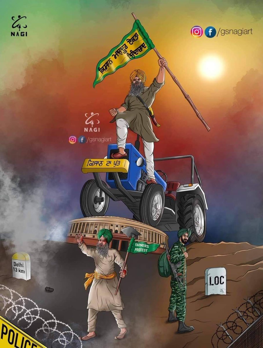 Rajveer88724's tweet photo. Peasants struggle is a struggle between the Dictatorship and Democracy.
आज हमें एक साइड लेनी होगी!
#किसान_एकता_जिंदाबाद
#TractorMarchDelhi
#bsCEM
#kisanektazindabaad
#26JanDelhiTractorParade https://t.co/GZhO3inqn3