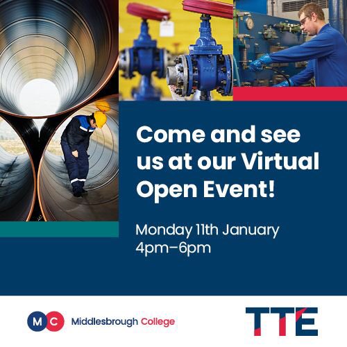 TTE_Technical's tweet photo. We can’t wait to chat with you all at our Virtual Open Event next week! 💻

Find out about the wide range of courses we offer, discover our amazing facilities and even apply for a course 📚

Sign up: https://t.co/VC6M1B3fzH https://t.co/xsZSrTcKzP