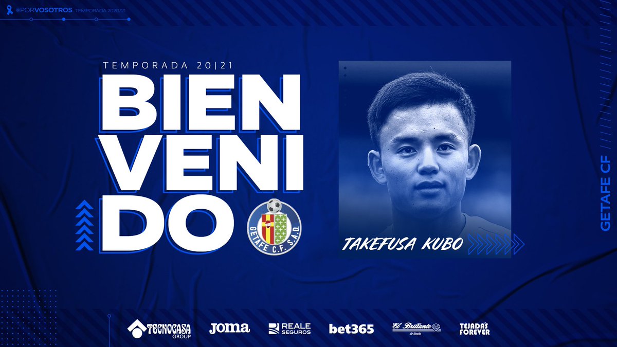 📝 DEAL DONE: Real Madrid have loaned Takefusa Kubo to Getafe for the rest of the season. (Source: <a href="/GetafeCF/">Getafe C.F.</a>)