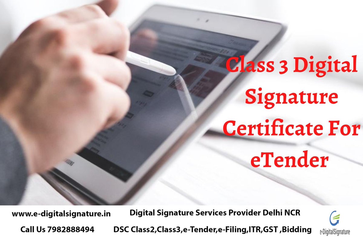 edigitalsigner's tweet photo. E-Digital signature provides a class 3 digital signature for e Tendering for participating in online tendering on the various website of India.
https://t.co/qdqNHreP5U
#digitalsignatureagency #class3dscforetendring #class3dscprice #edigitalsignature #paperlessdsc #signature #dsc https://t.co/43QyndwCqZ