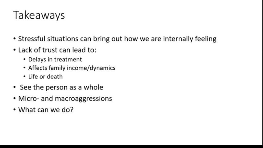 Very special Medical Grand Rounds today at <a href="/northshoremed/">Northshore Medical</a>.  "Unconscious Bias, Unequal Care, and Our Personal Responsibility as Physicians". Anneris, one of our PGY-2s was part of it! Go Anneris!