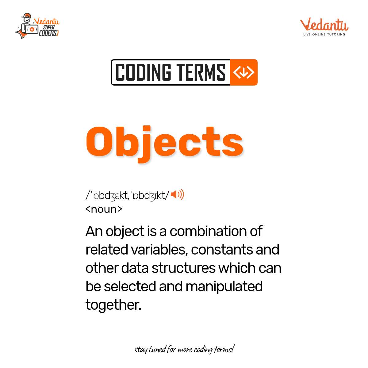KidsVedantu's tweet image. Do not object to learn about objects
#codingterms #codingforkids #elearningdevelopment #basiccodingknowledge