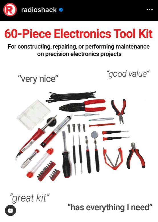 These Instagram ads from  @RadioShack bring me an immense amount of nerdy, nostalgic joy. But honestly we all know this won't bring them back.So in order to distract myself from the news of the day for a few brief moments here's a thread on how I'd run marketing for RadioShack1/8