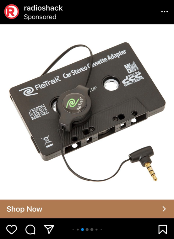 These Instagram ads from  @RadioShack bring me an immense amount of nerdy, nostalgic joy. But honestly we all know this won't bring them back.So in order to distract myself from the news of the day for a few brief moments here's a thread on how I'd run marketing for RadioShack1/8