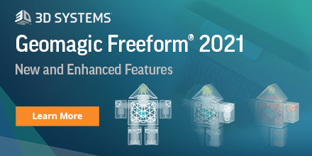 There are new and enhanced features in 2021 with Geomagic Freeform®.  Improve precision and reduce design iterations by verifying internal geometry with the new MultiVox View that controls model transparency per layer and provides cross-sectional analysis. bit.ly/2KhQSbg