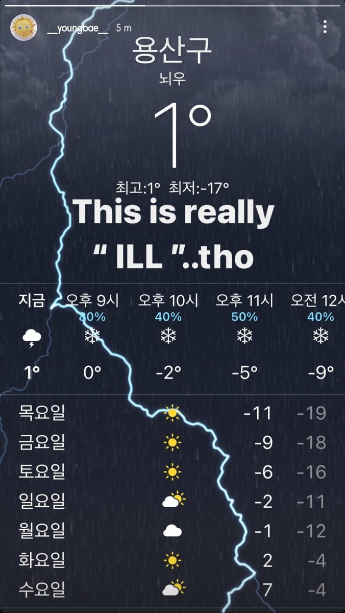 this is really
" ILL " ..tho