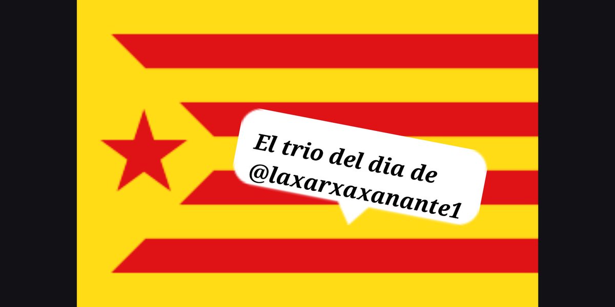 ⏰  Bona tarde xarxers aqui tenim el trio del dia.
Recordeu:

1️⃣ repiular

2️⃣ seguir a qui us segeixi 

3️⃣ sou collonudes i collonuts.

👇👇👇👇

@Elianny22304172
@RandallVitrili1
@Alfredfcb5