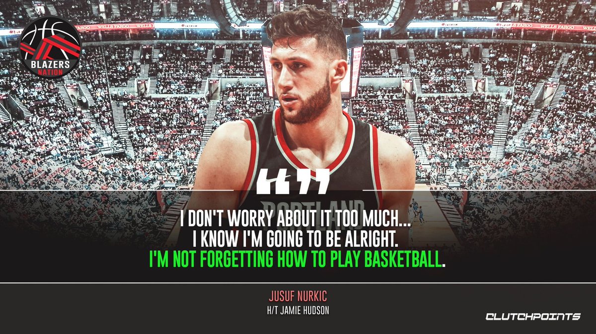 RT @BlazersNationCP: Go ahead. Sleep on Jusuf Nurkic. Don't say you weren't warned. https://t.co/BvU0PdQTlr