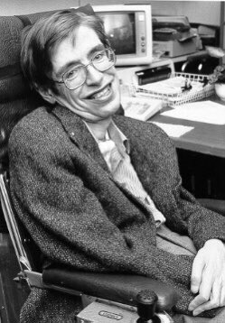 "So remember to look up at the stars and not down at your feet. Try to make sense of what you see and hold on to that childlike wonder about what makes the universe exist."        ~ Stephen Hawking   #Botd 1942