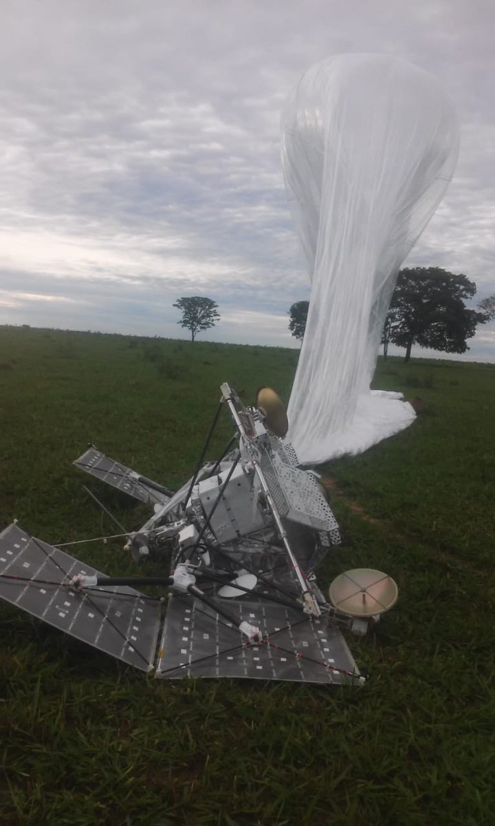 stratoballoon's tweet photo. Images of @Loon4all balloon #HBAL264 which landed yesterday near Paraiso das Aguas, Mato Grosso do Sul, Brazil.
It was launched from Winnemucca (NV) 141 days ago and remained most of its useful life providing service in Kenya.
#ProjectLoon #ProjetoLoon #Loon #HBAL #Loon4all https://t.co/ob4V4qCHpu