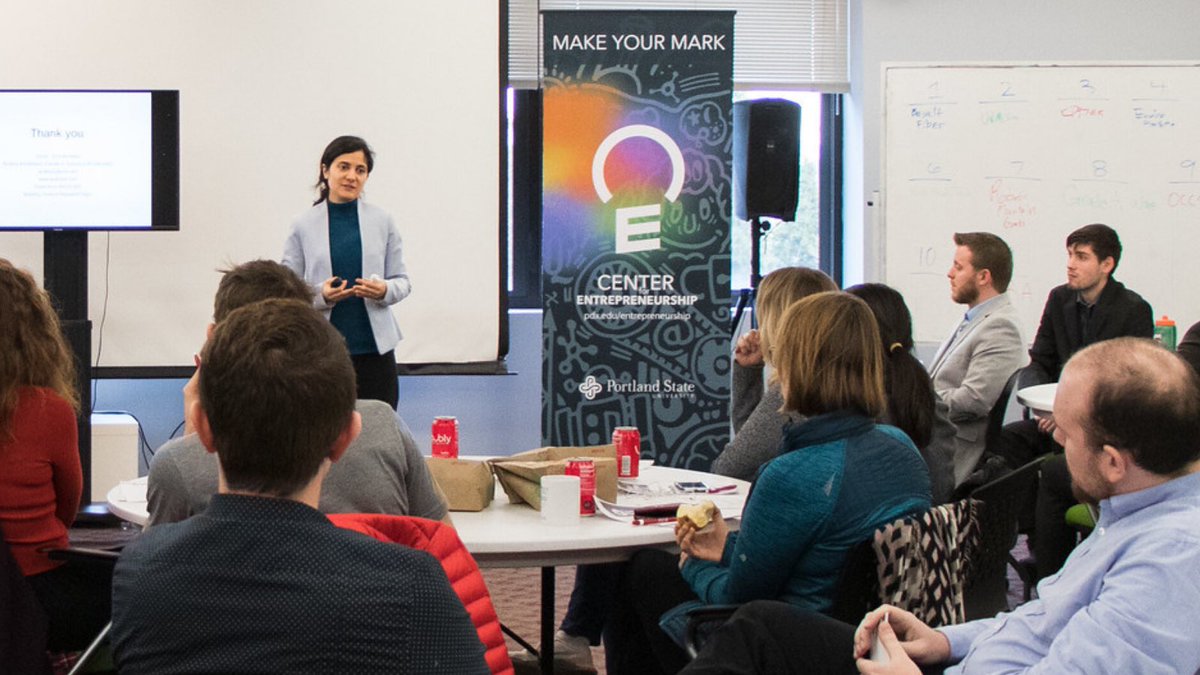 Five teams advance in the <a href="/Portland_State/">Portland State University</a> Cleantech Challenge for a shot at $10,000 in grants and prizes, they will spend the coming weeks developing prototypes for their 🌏saving innovations that will be presented during the final round on April 2. ow.ly/Mo4j50D3IA5