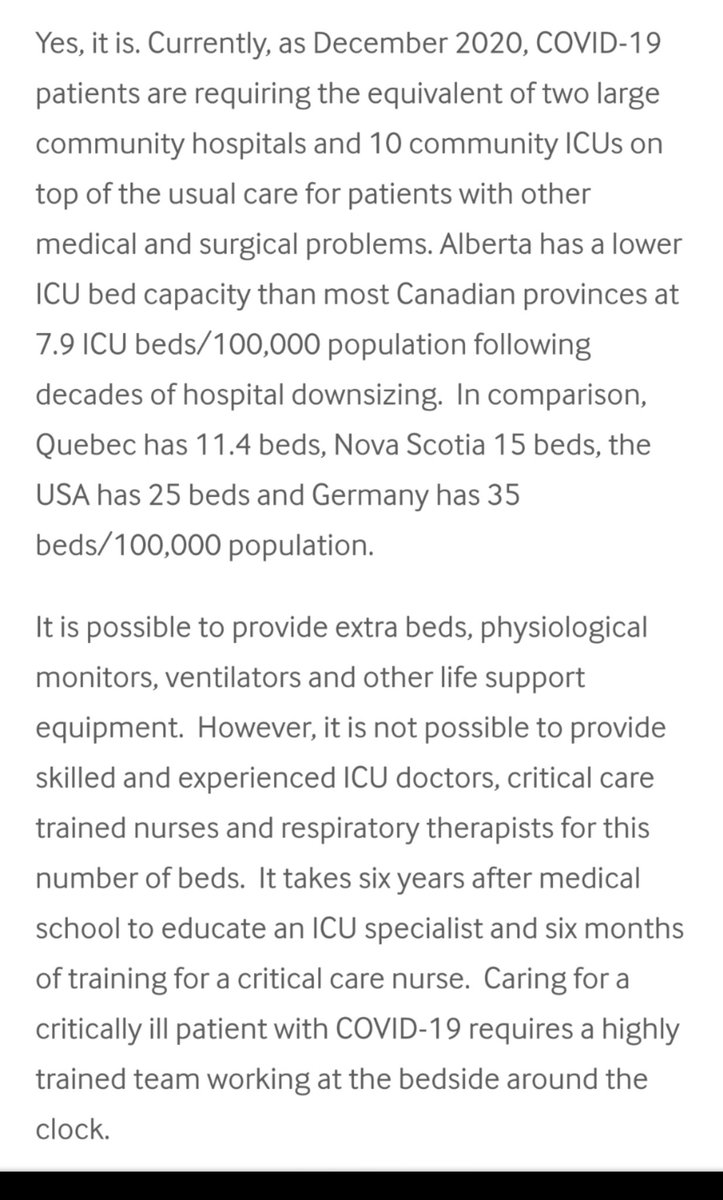 EZMSA2's tweet photo. #COVID19AB MYTH BUSTING

Is virus really threatening our health care capacity? 
We supposedly have 3000 extra beds and > 1000 extra ICU beds.

Our Strategic COVID-19 Pandemic Committee responds to 20 common questions &amp; myths in AB. 

View all 20 here:
https://t.co/4oCbg4Vtpo https://t.co/YqqEjk8M1i