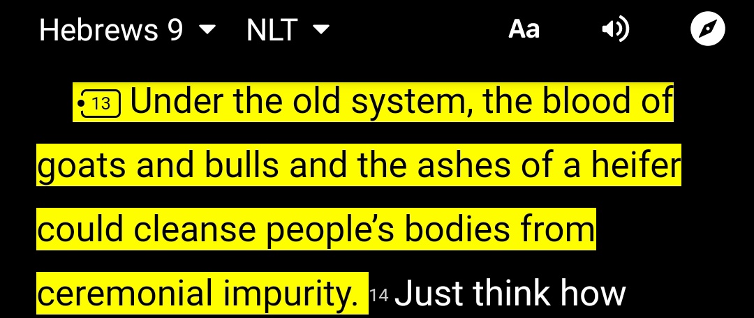 If the Blood of bulls and goat could take away sins once and for all there won't be need for repeating such sacrifice.So the blood of bulls and goats cleansed the people from ceremonial impurity