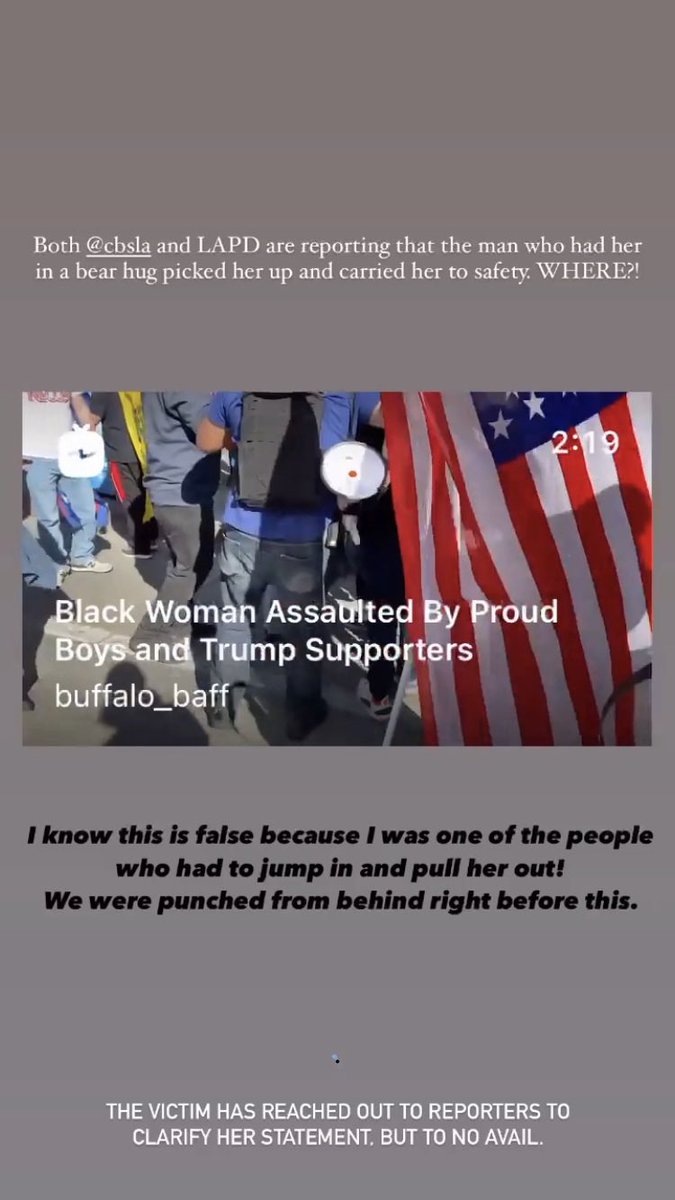 itstylernicole's tweet photo. This is a post by @Deeeezyy the person who ACTUALLY helped Berlinda get out of the crowd. She’s been in contact with the Victim, who wants to clarify her statement, and no news stations are listening to her. https://t.co/i4q1XJB0Iv