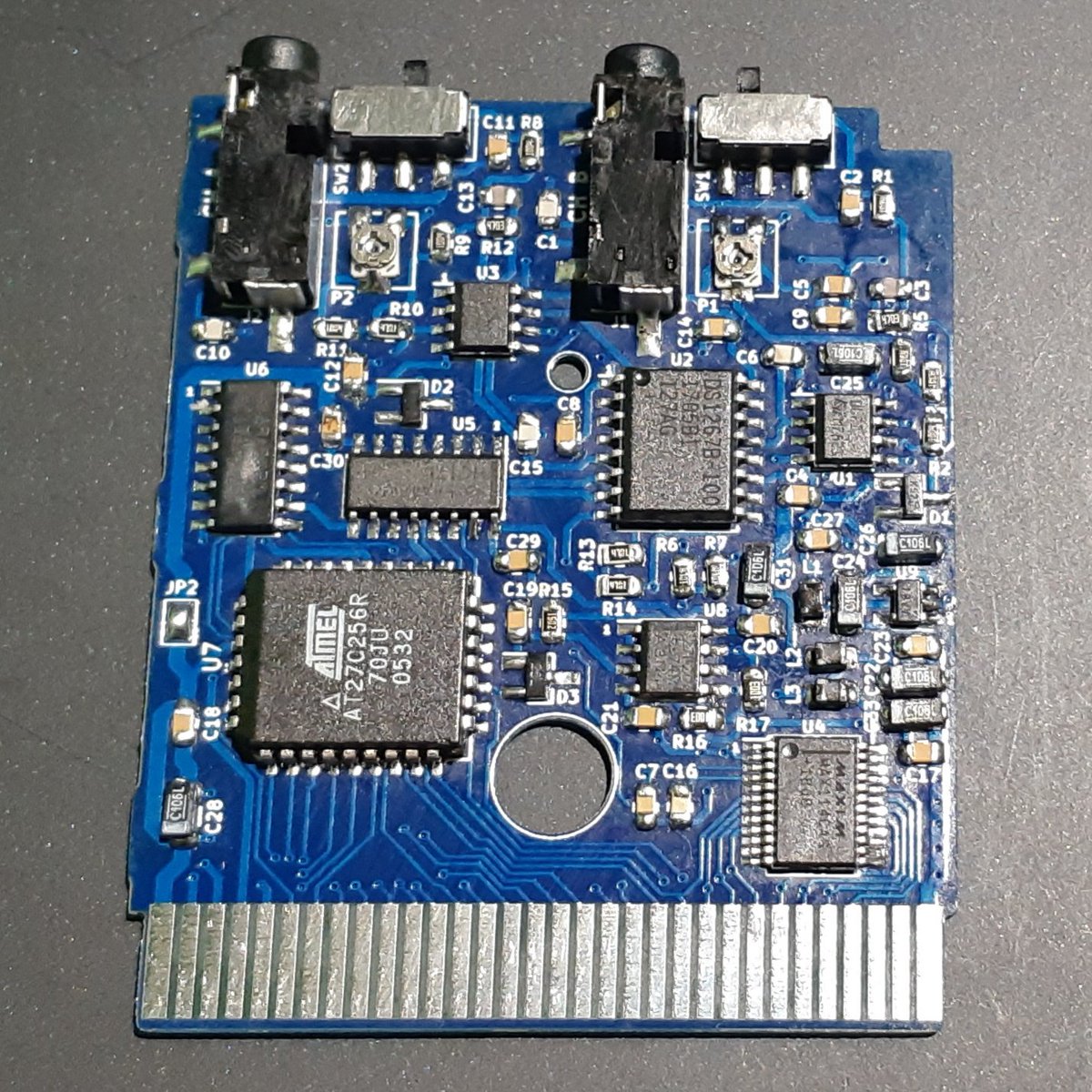pyroesp's tweet photo. Hey @Elektor, I finally got around to finishing the Game Boy Oscilloscope GBDSO from your November 2000 article.
Want to help me make it fully open source @Elektor? You just have to release the ROM.

Schematic and PCB all done with @kicad_pcb.

https://t.co/2PgqLIlidp https://t.co/sGVun3LFVF