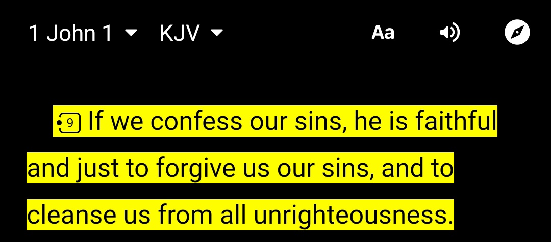 The latter verse says "and the blood of Jesus Christ cleanses us from all unrighteousness"This cleansing is automatic. Another time I will share on how Confess, Sin, Forgive aren't the actually meaning you may be thinking in it's context
