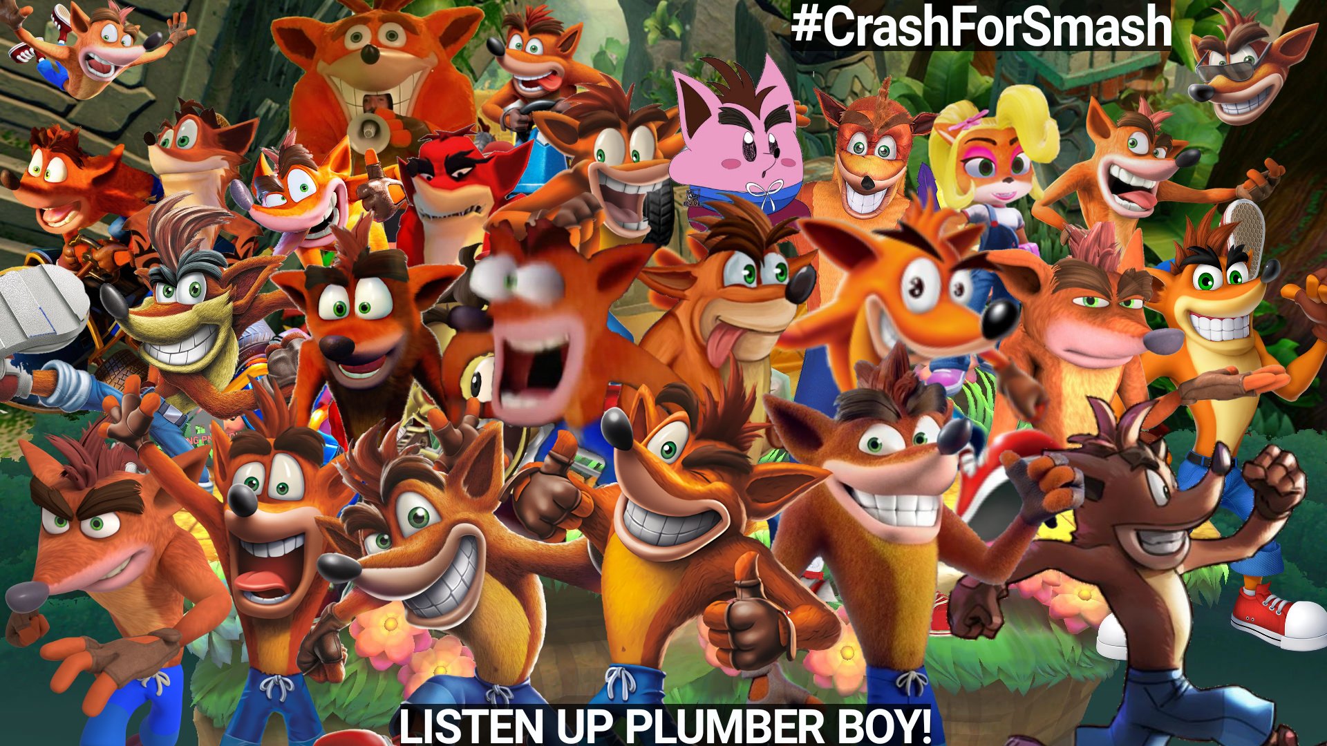 Crash Bandicoot Smash Skins : r/SmashBrosUltimate