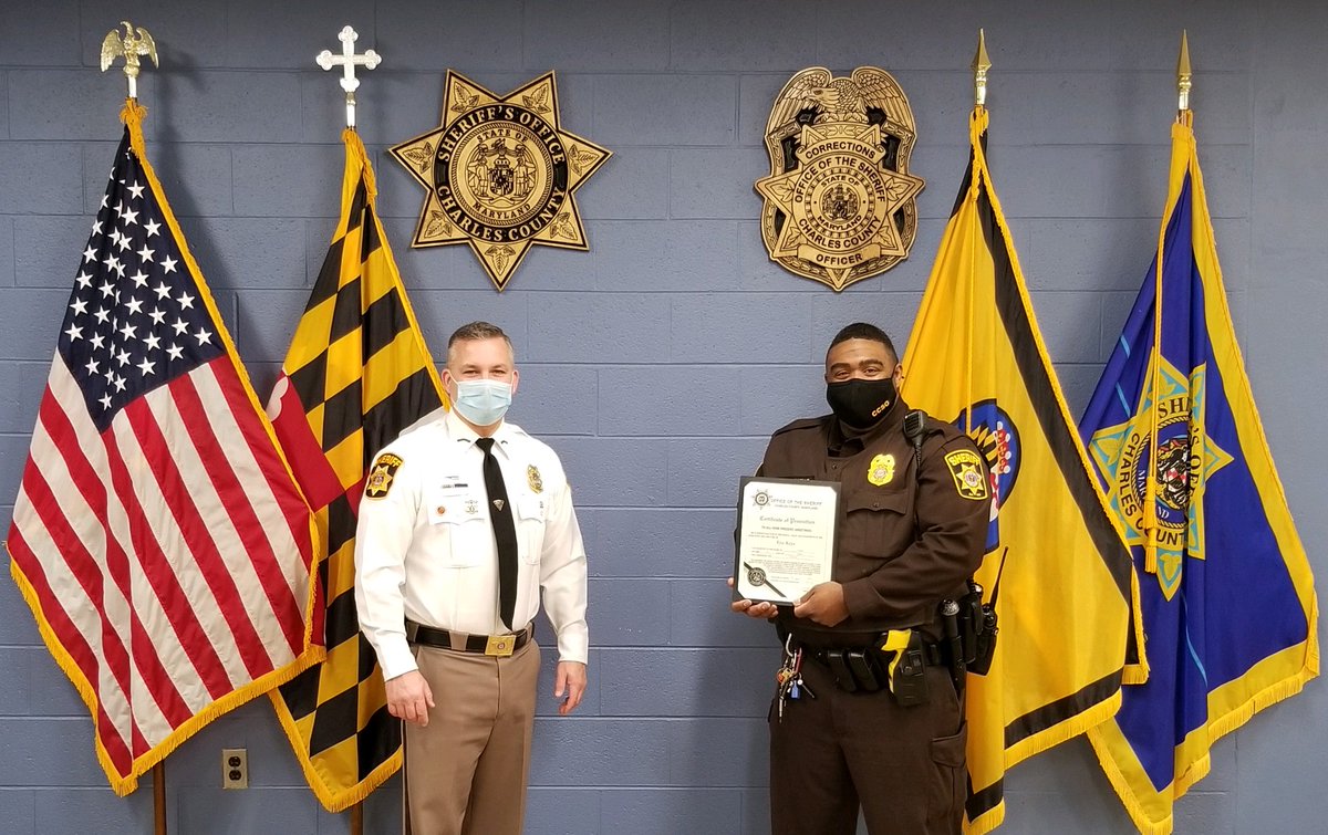 CCSOMD's tweet photo. Congratulations to Correctional Officer Keys on his promotion to Corporal! ππ #CCSOPRIDE https://t.co/0JvOekyb2z