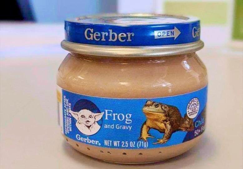 When I found this at the grocery store, it absolutely changed dinnertime forever! He loves it! #parenting #mandalorian #Grogu