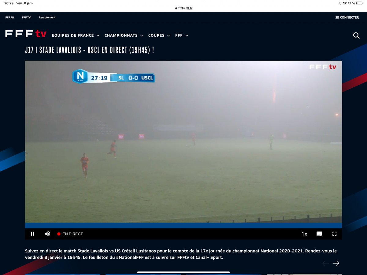 DistrictFoot53's tweet photo. C’est en #supporteur « virtuel » que le Président du @DistrictFoot53 Nicolas POTTIER suit le match du @stadelavallois sur le site @FFFTV avec le son de @bleumayenne et la voix de @gildasmenguy 

Une bonne et belle année 2021 pour le club phare du département @lamayenne https://t.co/oPHya0vxli