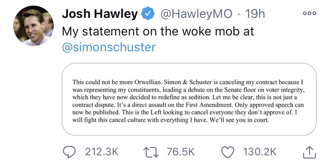 In fact, he positioned himself to already do that, both before the violence he orchestrated and after. 11/