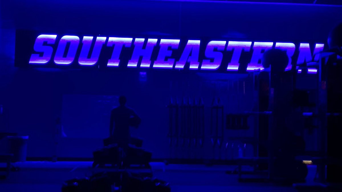 NCAADII's tweet photo. We're ending this week strong 💪.

Southeastern displays the importance of details in their sports performance center ⚡️.

#FacilityFriday | #MakeItYours | #NCAAD2 https://t.co/kw6MJvXORB