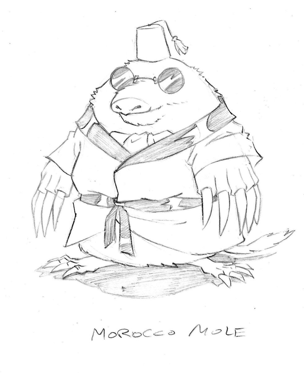 looking for some pics and came across these Secret Squirrel and Quick Draw McGraw concepts again 1/2 
