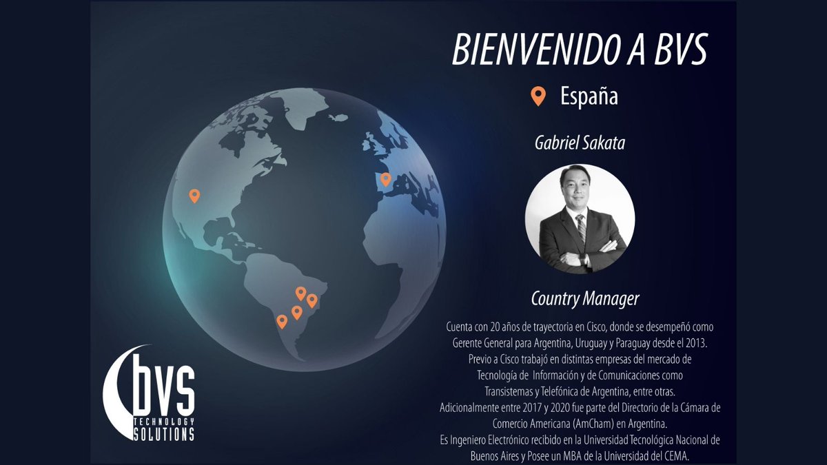 ¡Seguimos creciendo! Estamos orgullosos de anunciar la incorporación de <a href="/gabriel_sakata/">Gabriel Sakata</a>  al team de BVS Technology Solutions. ¡Bienvenido!

#BVSTechnologySolutions