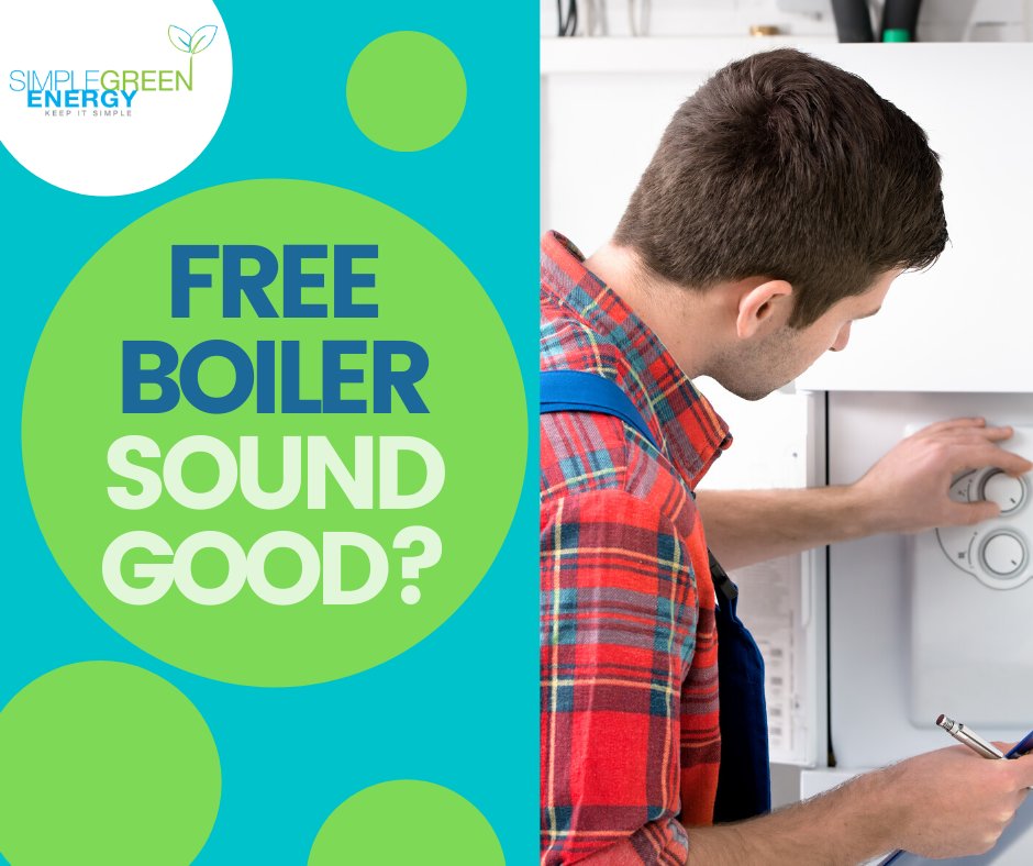 Simplegreenene1's tweet photo. 👀🔥 WANT A FREE BOILER?! 🔥👀
The Government are giving grants to replace your boilers!
✅Are you a home owner?
✅Do you or someone you live with claim income related benefits?
✅Do you have Oil, Gas, LPG or Electric Supply?
✅Is your boiler over 5 years old? https://t.co/tfxlvuJ01d