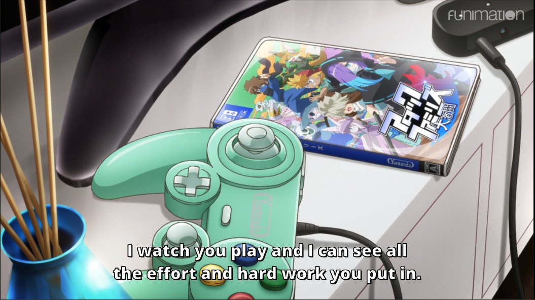 And Tomozaki fucking buys into this because he sees her working hard at not-Smash Bros. That's....not how any of this works. /17