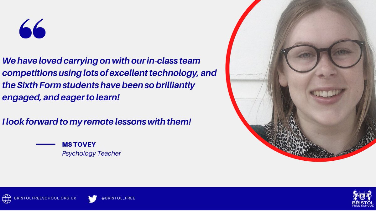 Bristol Free School (@bristol_free) on Twitter photo What an excellent week so far! Great job to our <a href="/6thBfs/">BFS 6th Form</a> Students who have received excellent comments from Ms Tovey. Keep up the good work! #RemoteLearning #GoodJob What an excellent week so far! Great job to our <a href="/6thBfs/">BFS 6th Form</a> Students who have received excellent comments from Ms Tovey. Keep up the good work! #RemoteLearning #GoodJob