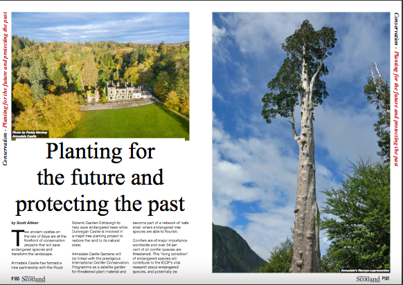 discoverscotmag's tweet photo. #Scottish castles, Armadale and Dunvegan on the Isle of Skye, former strongholds of the MacDonalds &amp; MacLeods, are at the forefront of #conservation projects to save endangered species and transform the landscape. Full story in #DiscoverScotland magazine  https://t.co/bAyyE8FjuY https://t.co/Q1hegqxcJn
