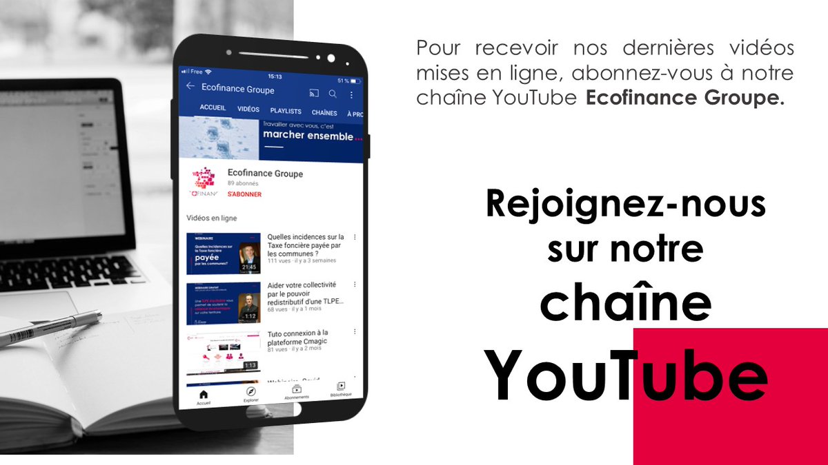 Ecofinance_Grpe's tweet photo. #VendrediLecture
🎥Toutes nos #vidéos #décryptage et les replays de nos #webinaires sur les #CollTerr sont disponibles sur notre chaîne YouTube👉 https://t.co/FOyXH6hJdI
📲 Abonnez-vous vite pour voir nos vidéos et recevoir les dernières mises en ligne.
#COVID19 https://t.co/l57BLQJ7rQ