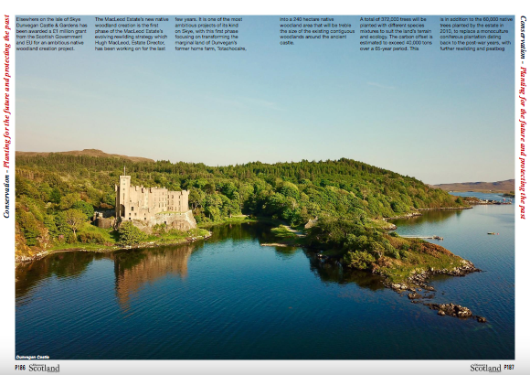 discoverscotmag's tweet photo. #Scottish castles, Armadale and Dunvegan on the Isle of Skye, former strongholds of the MacDonalds &amp; MacLeods, are at the forefront of #conservation projects to save endangered species and transform the landscape. Full story in #DiscoverScotland magazine  https://t.co/bAyyE8FjuY https://t.co/Q1hegqxcJn