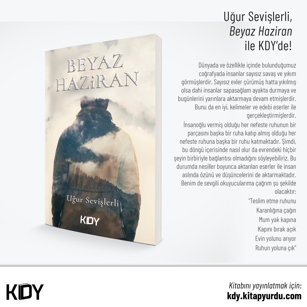 Heyecanla beklediğim ilk (şiir) kitabım çıktı ve linkini müsaadenizle buraya da bırakıyorum. 

kitapyurdu.com/kitap/beyaz-ha…