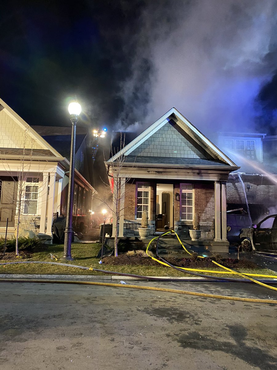 NOTLfiredept's tweet photo. Volunteer #firefighters from Old Town, Virgil, Queenston and Glendale responded to an address on Anne Street just before 6:00 am for a #structure #fire. Fire is under control and crews will remain on scene throughout the day for overhaul and investigation. https://t.co/TN6U4kKa3I
