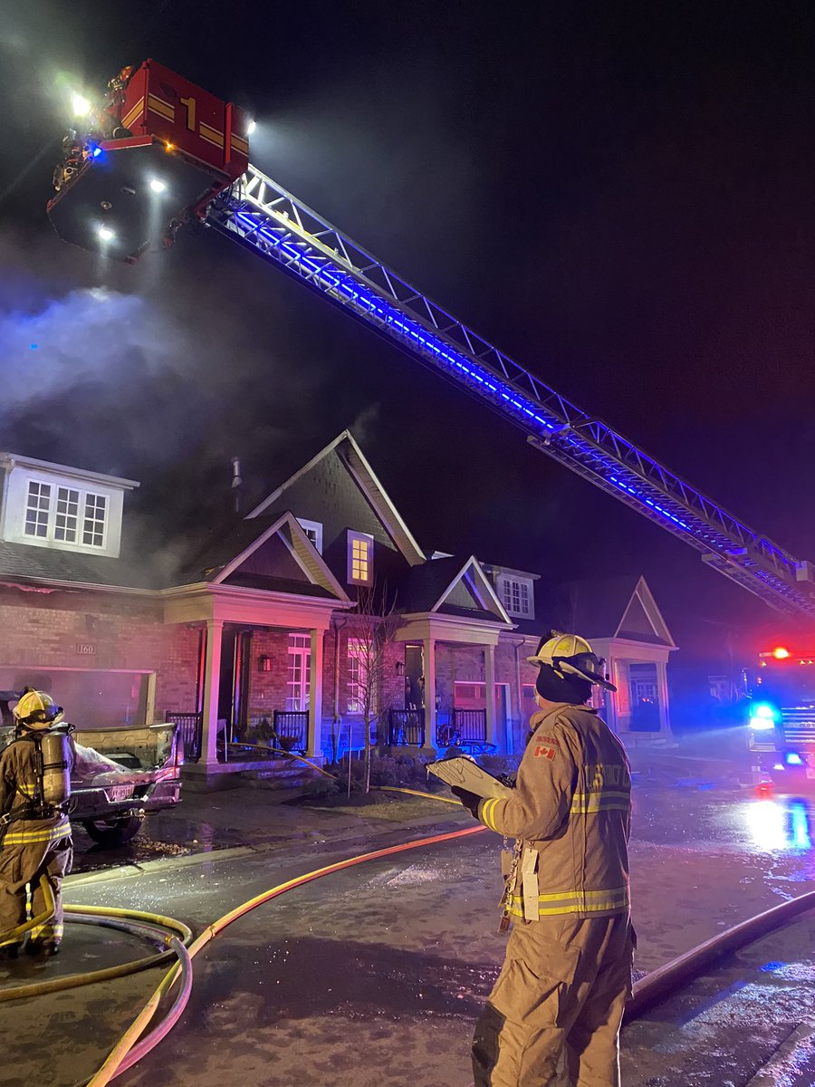 Volunteer #firefighters from Old Town, Virgil, Queenston and Glendale responded to an address on Anne Street just before 6:00 am for a #structure #fire. Fire is under control and crews will remain on scene throughout the day for overhaul and investigation.