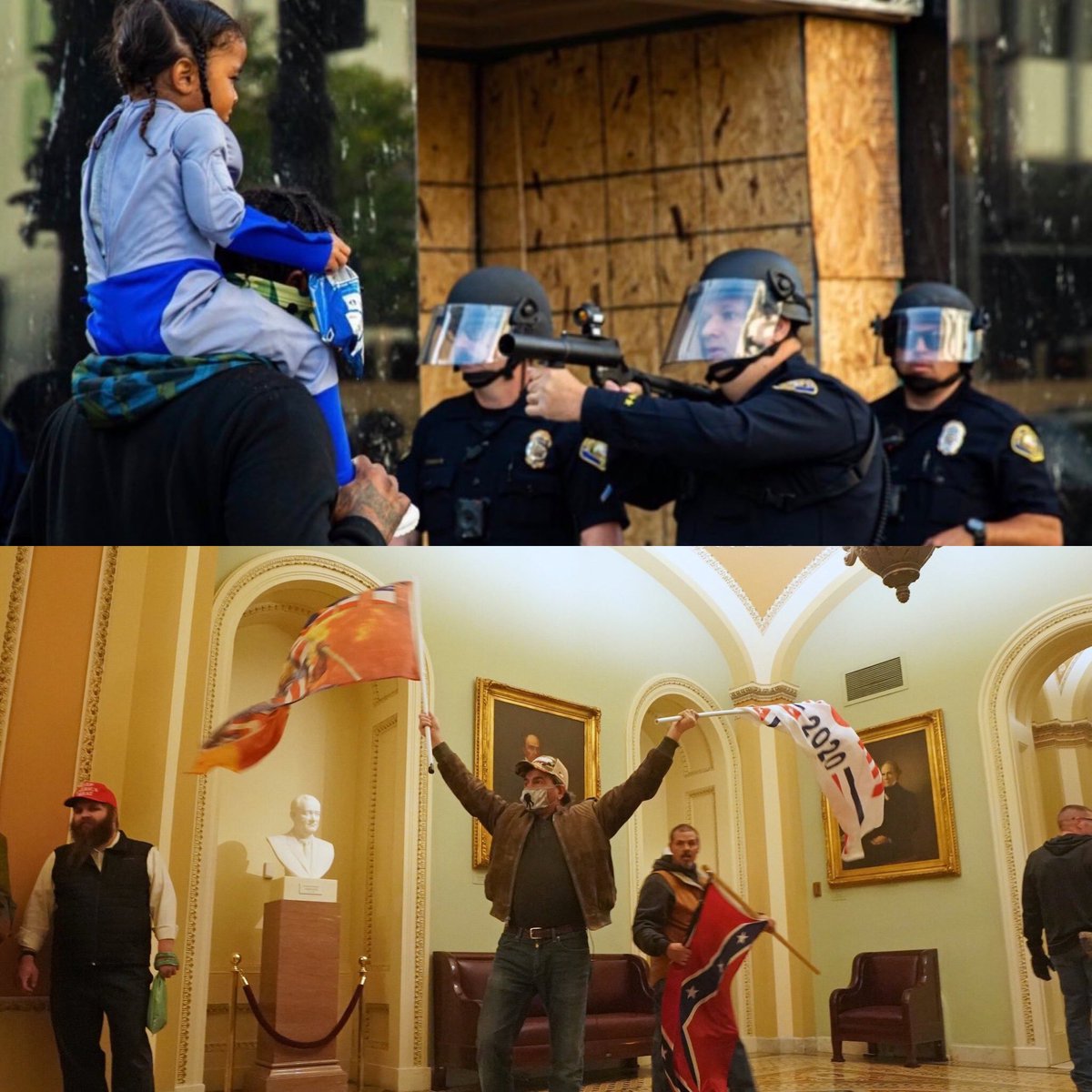 jer_science's tweet photo. I'm not sure I'll ever get over this juxtaposition. I haven't shared anything about this week's events because I feel like you expect science-ish content from my account, but I can't pretend that I feel like science is all that compelling right now https://t.co/TW4tJ9Bi7r