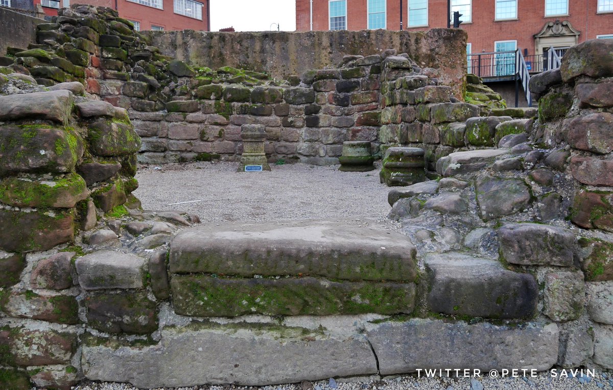 pete_savin's tweet photo. The entrance to the shrine of Nemesis within the roman amphitheatre in Chester #Deva #RomanBritain https://t.co/CbyMBq1gx2