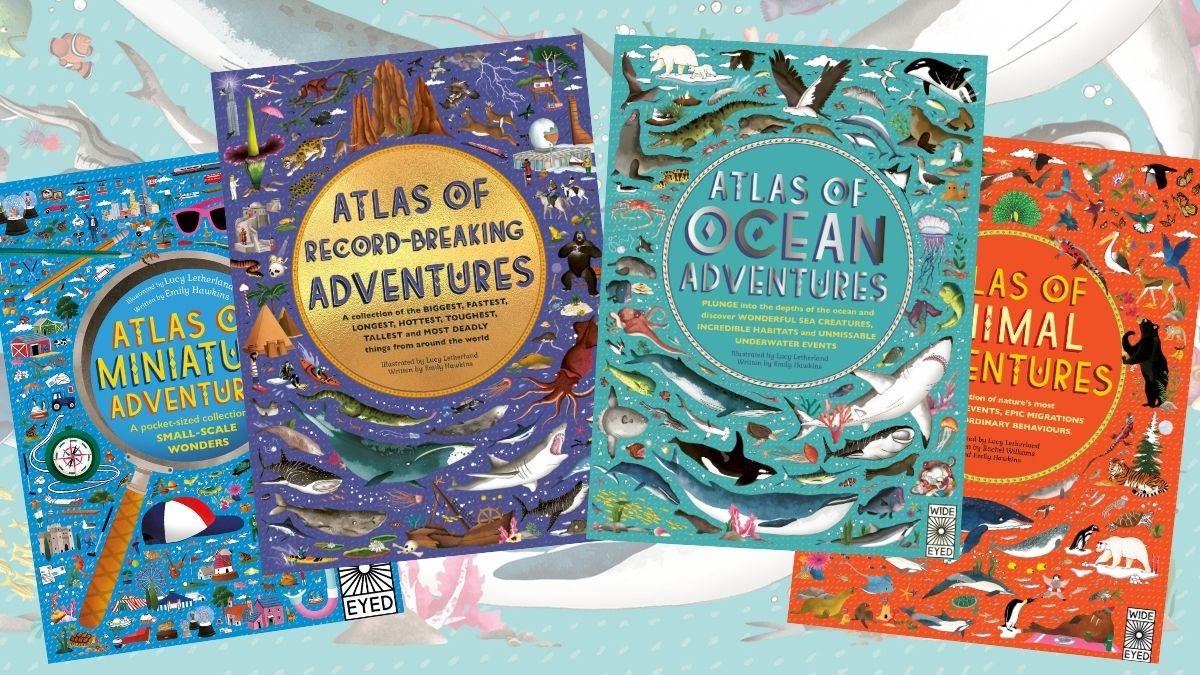 Booktrust's tweet photo. The Atlas Of... books will help you criss-cross the world from the comfort of your sofa! We're giving you the chance to win four of these fascinating books: https://t.co/ISon0gMIdS https://t.co/sPVidjuz0G