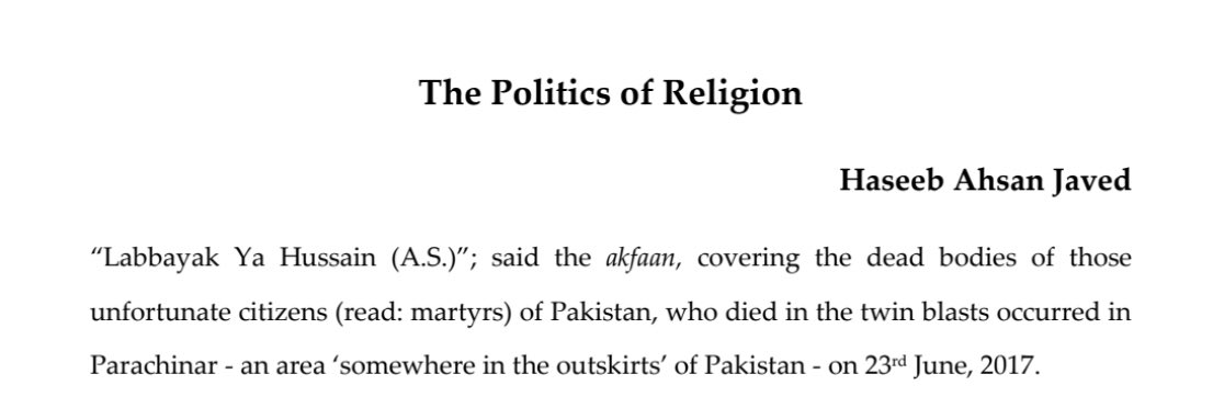 haseebajaved's tweet photo. Wrote this piece back in 2017, but the newspaper didn’t publish it. Edited it twice in 2018 &amp; 2019. In 2021, I would add following lines:

Tum se pahle vo jo ik shaḳhs yahāñ taḳht-nashīñ thā
us ko bhī apne ḳhudā hone pe itnā hī yaqīñ thā”
#Shiagenocide #HazaraLivesMatter https://t.co/keLaYLmp7h