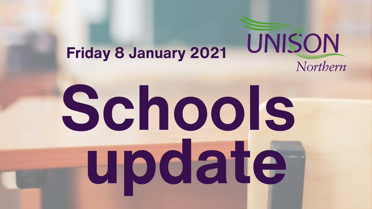NorthernUNISON's tweet photo. Following the Department of Education guidance we have once again updated our schools COVID-19 page and we will continue to add content when we have new information.

Visit UNISON's Schools COVID-19 page
👉https://t.co/gM12fRXtvx https://t.co/87L65wU97A