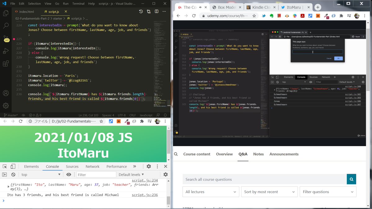 izag82161's tweet photo. 💻21/01/08/R2D83 #100DaysOfCode
☑︎ #WebDev - css
☑︎ #JavaScript - bracket notation
☑︎ #Flutter - rev. stateless wigets etc
> tmw <
□ #Linux #Algorithms #C_lang
□ #DeepLearning #CyberSecutiry
. https://t.co/cvNZa3LWIT